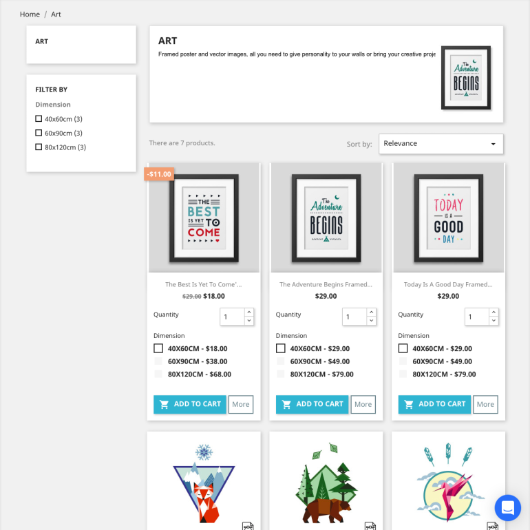 Модуль PrestaShop Атрибуты Товаров в Категории
