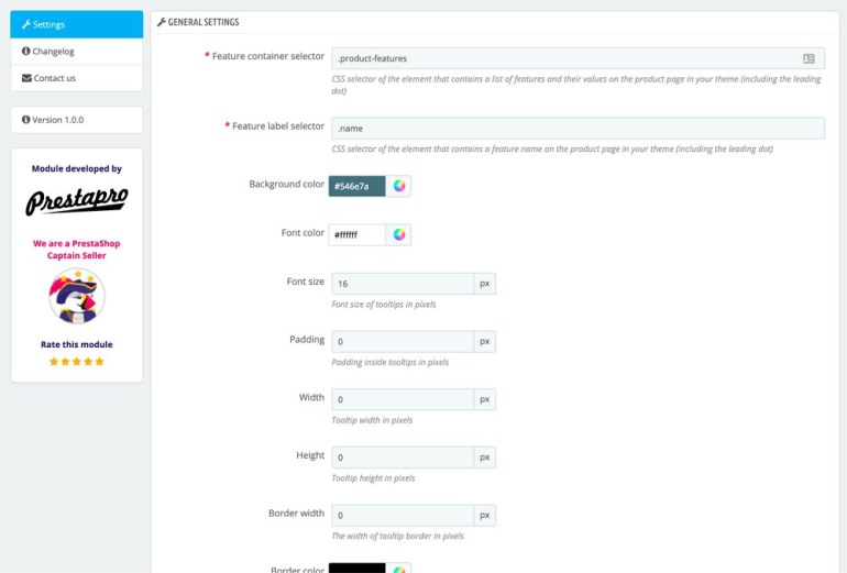 Module PrestaShop Extended Feature Description Module PrestaShop Extended Feature Description
