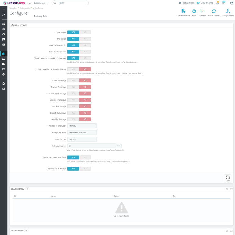 Module PrestaShop Advanced Date of Delivery Pro