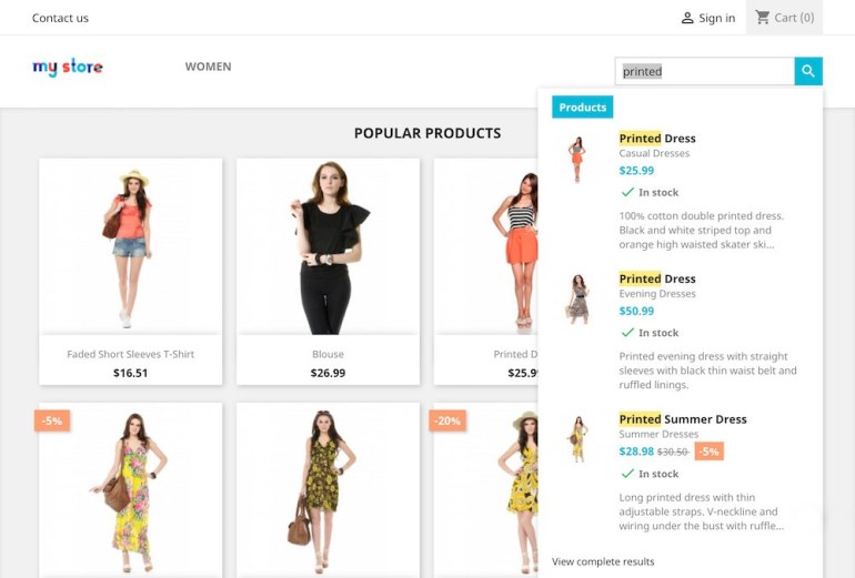 Модуль Поиска PrestaShop Pro версия