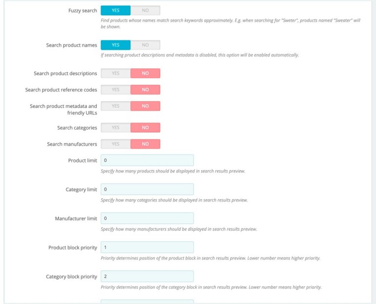 Module PrestaShop Search Pro Module PrestaShop Search Pro