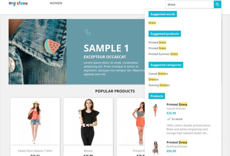 Модуль Поиска PrestaShop Pro версия
