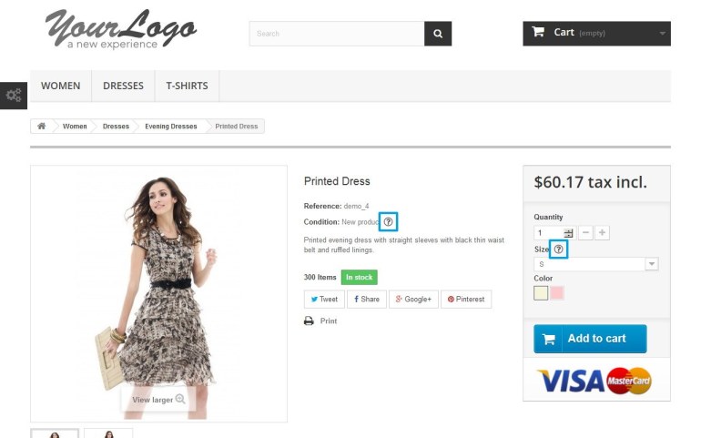 Module PrestaShop Custom Tooltips