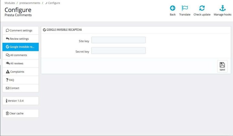 Module PrestaShop Customer Reviews