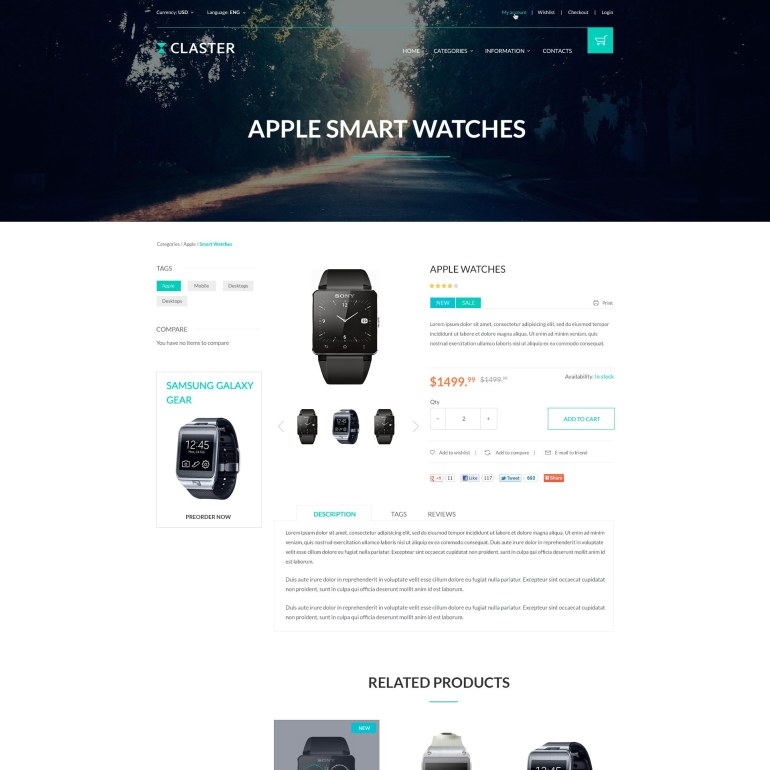 Watches PrestaShop Template
