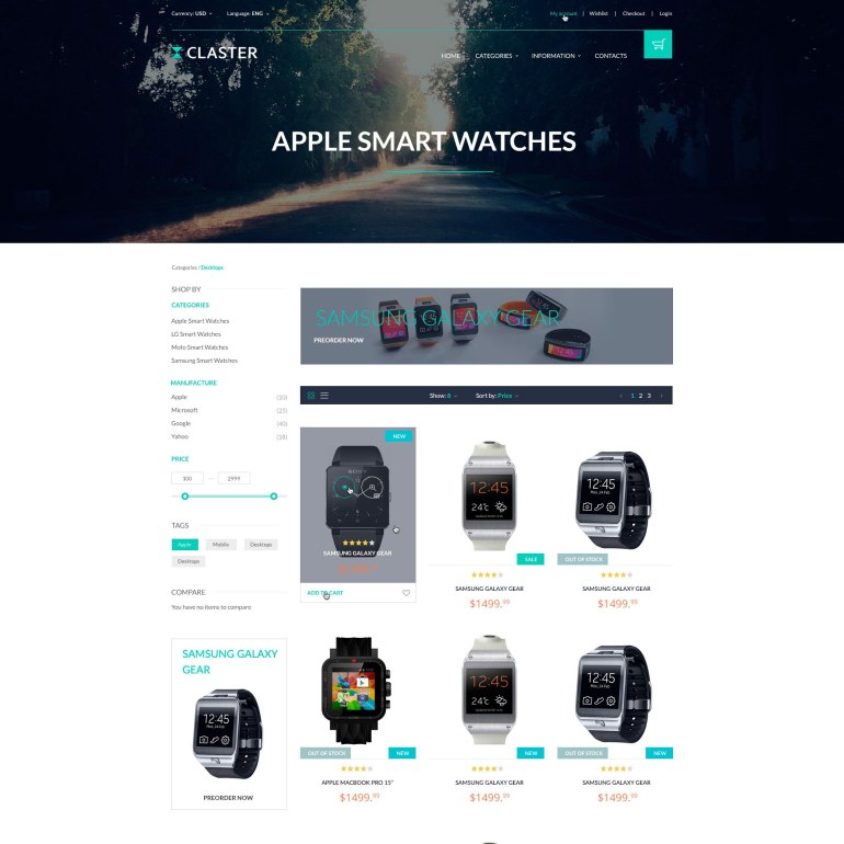 Watches PrestaShop Template