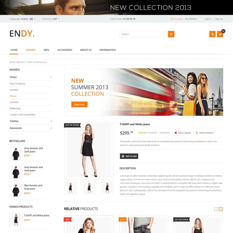 Template PrestaShop Apparel