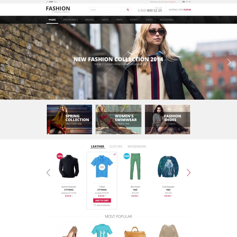 Template PrestaShop Trendy Template PrestaShop Trendy