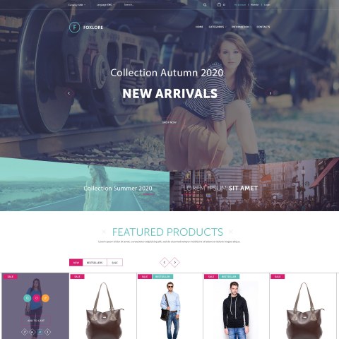 PrestaShop Template Brand Clothes