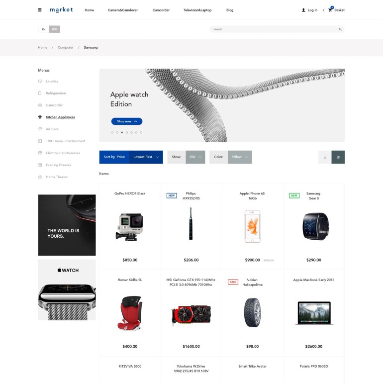 Market PrestaShop Themes