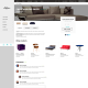 Шаблон Prestashop интерьер и мебель