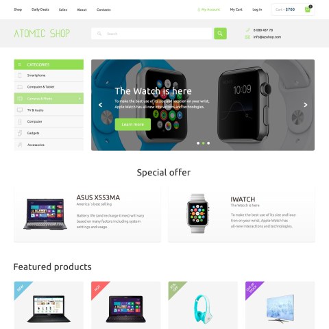 High-tech PrestaShop Responsive Theme