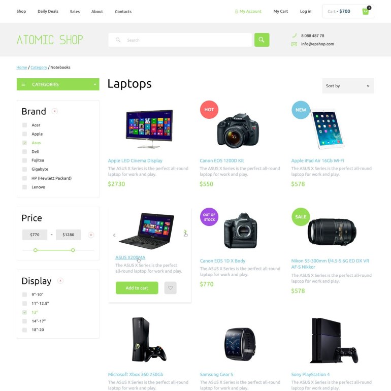 High-tech PrestaShop Responsive Theme