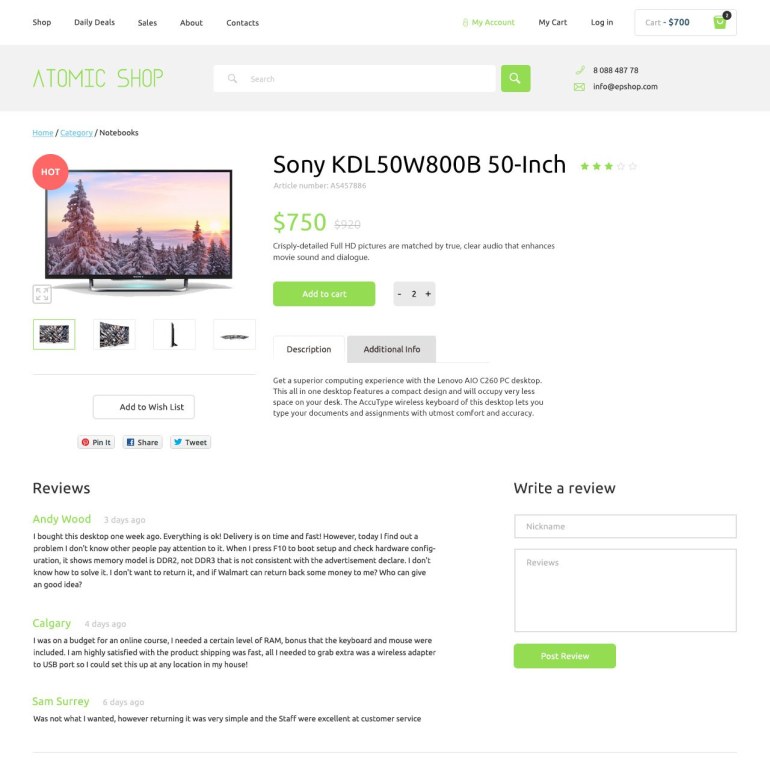 High-tech PrestaShop Responsive Theme