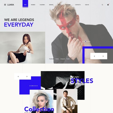Luxury PrestaShop Clothes Theme