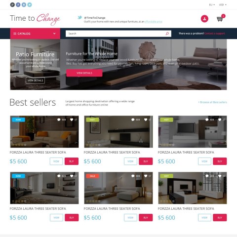Home Decor PrestaShop Theme