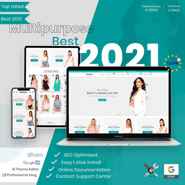 Prestashop Template Nastya Fashion - Clothes & Shoes, Jewelry & Watch, Bags Prestashop Template Nastya Fashion - Clothes & Shoes, Jewelry & Watch, Bags
