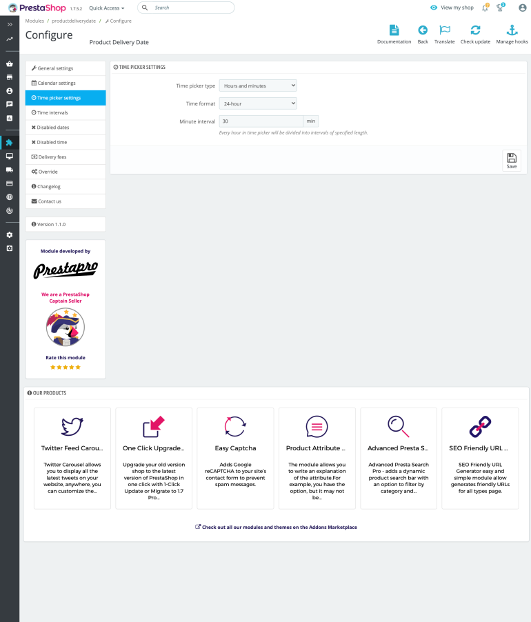 Product Date and Time Picker Pro