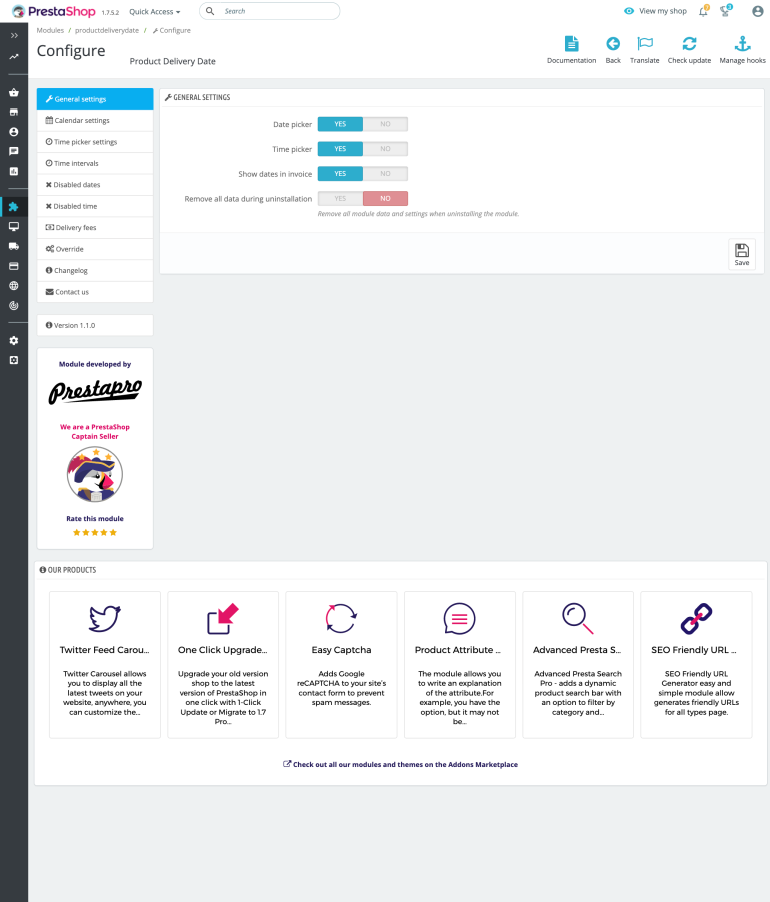 Product Date and Time Picker Pro