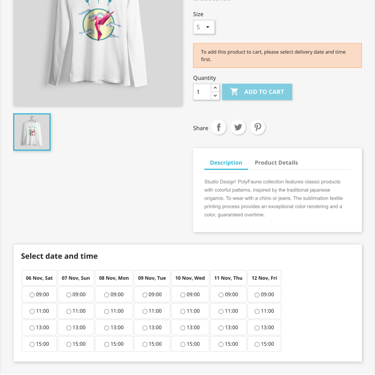 Module PrestaShop Schedule Time Table